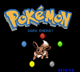Pokemon Dark Energy (beta 4.0) Title Screen